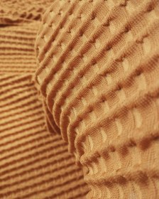 Resim Waffle Jarse Kahve Renkte En 125 Cm X Boy 240 Cm -3912 