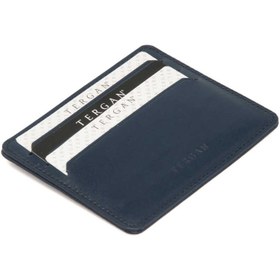 Resim Lacivert Deri Unisex Kredi Kartlık - S1KK00001050-H86 