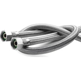 Resim Strongart Spiral Çelik Örgülü Klozet Bağlantı Flex Hortumu - 3/8 - 3/8 