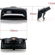 Resim Besthome1 Chevrolet Ve Gmc İçin Abs Krom Kaplama Orta Konsol Kilit Mandalı 2014-2020 