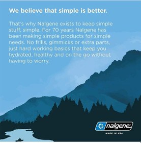 Resim Nalgene 16 Oz Nm Tritan Suluk Matara 0,5 Litre Rainbow Giraffe 