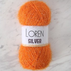 Resim LOREN SILVER TURUNCU EL ÖRGÜ İPİ - RS0103 - 34086 