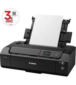 Resim Canon PRO-300 A3+ Renkli Mürekkep Püskürtmeli Fotoğraf Yazıcısı, 4800 x 2400 Dpı, 7,5 cm Lcd, Wlan, Airprint+Fotoğrafkağıdı Hediye 