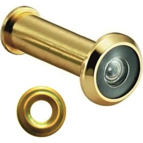 Resim fiba teknik Çelik Kapı Dürbünü Sarı Renk-50x75 