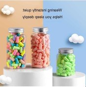 Resim Ganzhoushop Yurdu Uyku Tıkacı Tıkacı Sones Ses Renkler Öğrenci Kutu Kulak Köpük Karışık Hafızalı Gürültü Önleyici Azaltma Adet 120 / St 