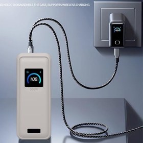 Resim Anker Power Bank 26250mAh 300W için Toza ve Çizilmeye Dayanıklı Silikon Kılıf Doğru Boyutlu Fit (Siyah) 