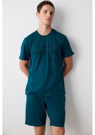 Resim Penti Love Şortlu Çok Renkli Pijama Takımı Çok Renkli 