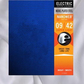 Resim 1 adet NANOWEB Gitar Dizisi - Paslanmaya Dayanıklı Orta Gerilim Nikel Çelik Çelik, Güçlü ve Yüksek Kaliteli, Yüksek Kaliteli ve Şeffaf Notlar İçin Pürüzsüz Uzun Ömürlü, Ağır/Kuru Kullanım, 12052 ve 12002 Tahıl Boyutları, Doğum Günleri ve Tatiller İçin İdeal Hediye, Gitar Dizisi Paslanmaya Dayanıklı, Profesyonel Gitar Dizileri, Nobend İnşaat 