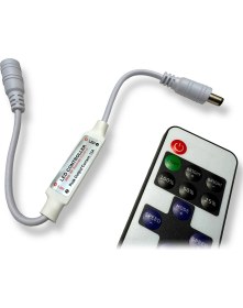 Resim Cata El kumandası tek renkli uzaktan kumanda LED ışık kablosuz kontrol cihazı lamba kontrolü DC 5-24V 12A 