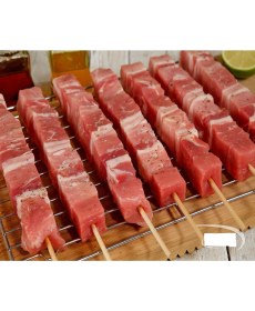 Resim Murathan Çöp Şiş Hazırlama Aparatı Adana Urfa Kebap Kuzu Şiş Yapma Dizme ve Kuşbaşı Doğrama Aparatı 