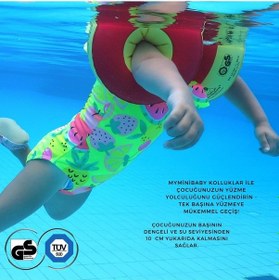 Resim Myminibaby İleri Seviye Yüzme Kolluk Çok Renkli 