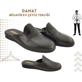 Resim sistem 115 Misafir Damat Ve Çeyiz Ev Terliği-Siyah 