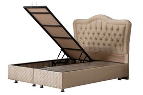 Resim CAMELLİ NEW BAZA BAŞLIK VE YATAK SETİ, BEJ, 140X190 