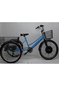 Resim Dorello Pedal Destekli El Gazlı Elektrikli Bisiklet Cargo Bisikleti 48 DC1000 Watt Elektrkli 