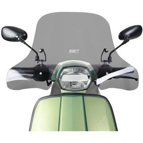 Resim Gp Kompozit Lambretta V125 / V200 2021-2023 Uyumlu Ön Cam Füme 43 Cm 