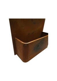 Resim Corten Modern Saksı 