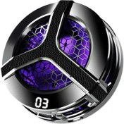 Resim S9 Usb'den Manyetik Sıcaklık Göstergeli Rgb Işıklı Hızlı Soğutma Cep Telefonu Soğutucu Fan 