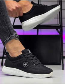 Resim Ghattix Erkek Spor Ayakkabı Günlük Siyah Beyaz Siyah Beyaz Siyah - Beyaz 