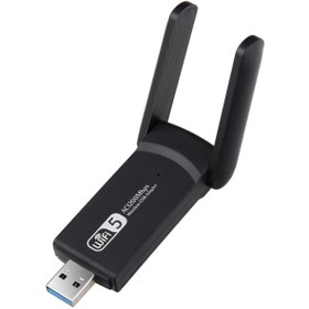 Resim AC1200 Wifi 5G 1200 Mbps 802.11ac USB Wireless Adaptör 