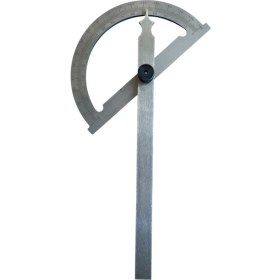 Resim D&W Açılı Iletki Gönye Açı Ölçer Cetvel 150X200 mm 