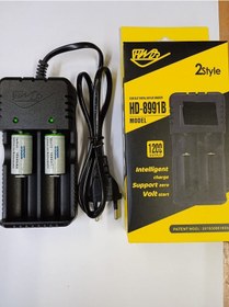 Resim Cr 123A Pil Şarj Aleti1200 Mah Şarjlı Pil 