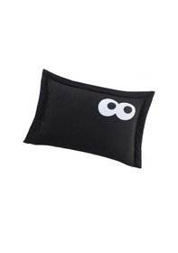 Resim Yastık Kılıfı Oxf. Funny Siyah Siyah 