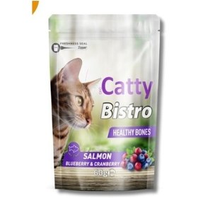 Resim Catty Bistro Healthy Bones Somonlu Kedi Ödülü 60gr 