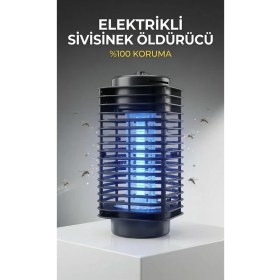 Resim AC Aydınlatma Elektrikli Sivrisinek Öldürücü Tuzak Lamba | Uv Işıklı Böcek Kovucu 