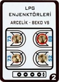 Resim Lpg Ocak Memesi̇ Enjektör 4Lü Set Arçelik Beko Uyumlu Tüp - 231519842 