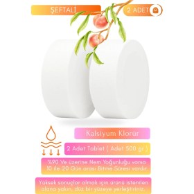 Resim Vcalla 2 Adet Nem Alıcı Rutubet ve Küf Giderici Tablet 500GR ' Şeftali ' 