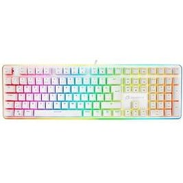 Resim GameBooster G918 Fire Storm Rgb Blue Switch Mekanik Beyaz Oyuncu Klavyesi 