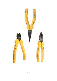 Resim Fulaz Üçlü Set Kargaburun Pense Yan Keski 