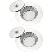 Resim Cordial 2 Adet 304 Paslanmaz Çelik Çift Fonksiyonlu Paslanmaz Tel Süzgeç, 11.5 Cm Çapa Uyumlu Ev Geliştirme 
