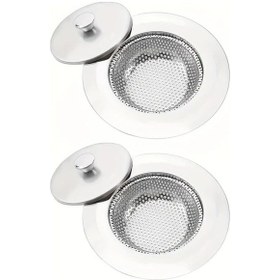 Resim Cordial 2 Adet 304 Paslanmaz Çelik Çift Fonksiyonlu Paslanmaz Tel Süzgeç, 11.5 Cm Çapa Uyumlu Ev Geliştirme 