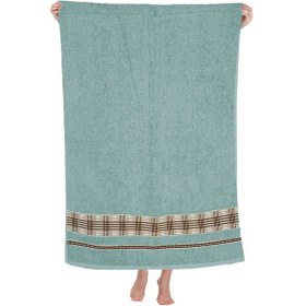 Resim Naturasoft %100 Pamuk Banyo Hamam Havlusu 70x140 Cm Yeşil 