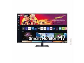 Resim Samsung LS43BM700UPXUF 43 inç 109 Ekran 4K Ultra HD LED Monitör Siyah 