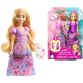 Resim Disney Prensesi Rapunzel Bebek Seti - 2'si 1 Arada Hikaye Anlatma Seti 