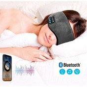 Resim Konesam Sunmostar Gri Işık Ve Gürültü Engelleyici Uyku Maskesi - Yerleşik Bluetooth Kulaklık, 8 Saat Çalma Süresi, Yüksek Kaliteli Ses - 