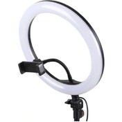 Resim UnDePlus Ring Light Youtuber Tictok Makyaj Işıklı Telefon Tutucu M-2603 Siyah 