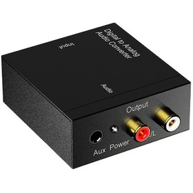 Resim Digital To Analog Audio Converter Fiberoptik Dönüştürücü Cdx 