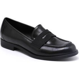 Resim Kadın Oxford ( Klasik) 6A5333 Comart 5333 Vitello Ry Nero 