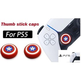 Resim Ps5 Dualsense 1 Çift Kabartma Desenli Analog Başlığı 
