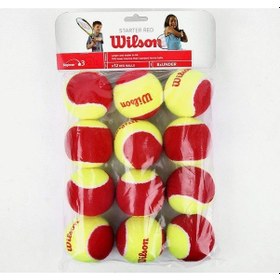 Resim Wilson Starter Red Çocuk Tenis Topu 12 Adet Wrt137100 