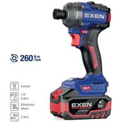 Resim Exen EN 264 VD 21V 4AH 260 NM Kömürsüz Darbeli Şarjlı Vidalama 