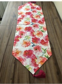 Resim Fuşya Soft Çiçek Desenli Runner 