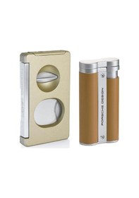 Resim Colibri Porsche Design Puro Çakmak Kesici Seti Kahve P36330/26 