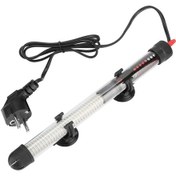 Resim Folinda Akvaryum Isıtıcı Çubuğu 200w Otomatik Sabit Sıcaklık 20-34 C Su Altı Kullanıma Uygun Cam Boru 220v Avrupa Standartı 