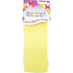 Resim Kozal Pamuklu Çocuk Külotlu Çorap - Sarı / 2-3 Yaş 