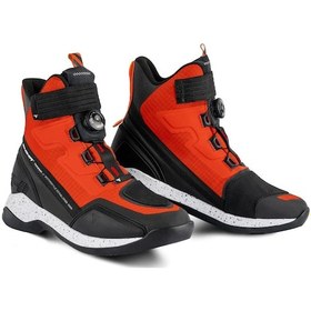 Resim Shima Takeshi Korumalı Motosiklet Botu Kırmızı 