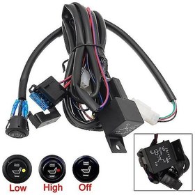 Resim Youmex 12v Karbon Fiberli Evrensel Araç Koltuğu Isıtıcı Seti - Çift Sıcaklık Ayarlı, Hızlı Isınma 